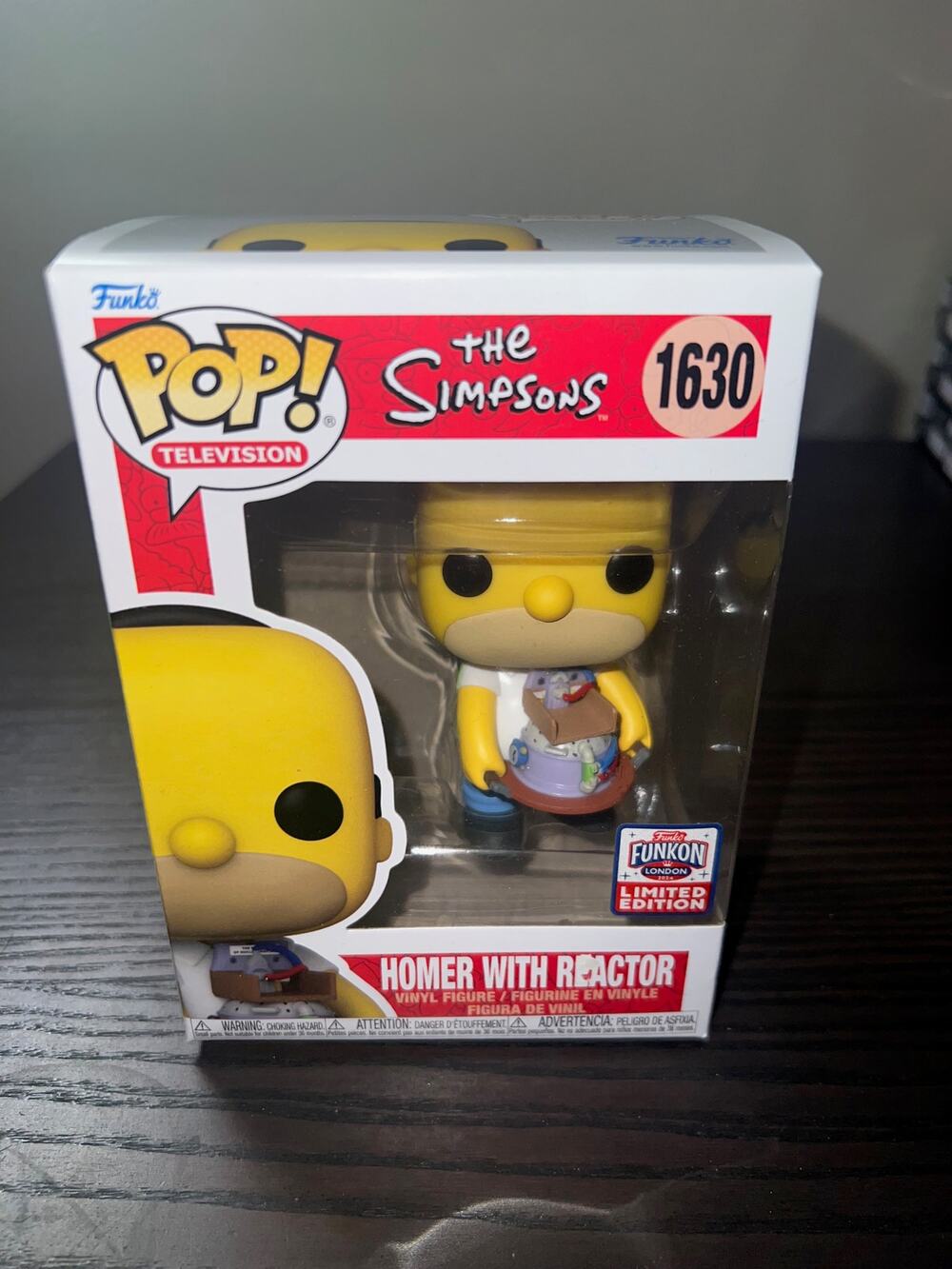 VAULTED LE EXC Homer Simpson with Reactor Funko Pop #1630 Simpsons Animation